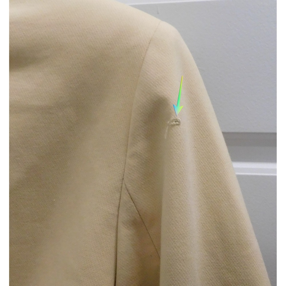 Nocturne Beige Zip Short Jacket sz XS $229rt NWT - Picture 7 of 7